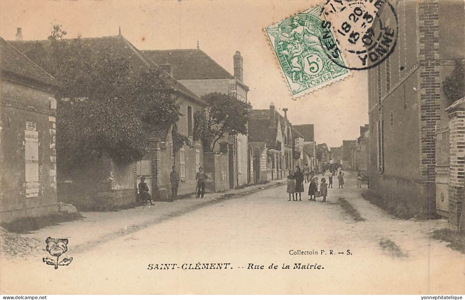 89 - YONNE - SAINT-CLÉMENT - Rue De La Mairie - Animation - 11365 - Saint Clement