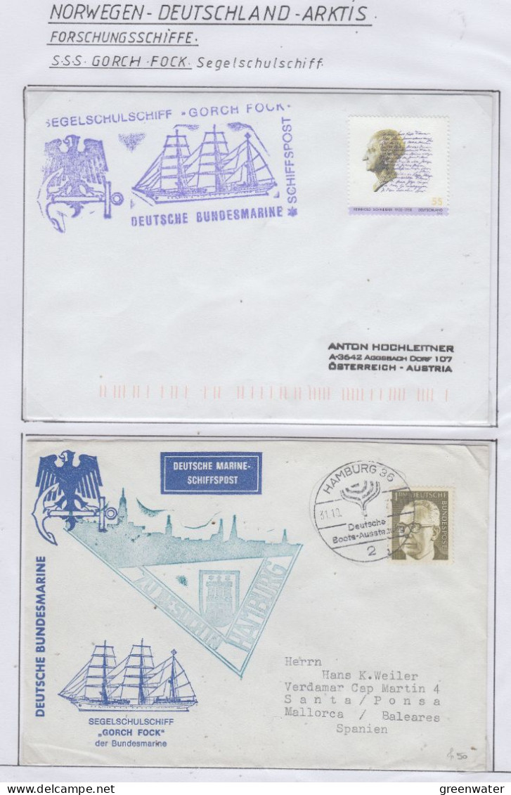 Germany  SSS Gorch FocK 2 Covers Ca  (GF186A) - Polar Ships & Icebreakers