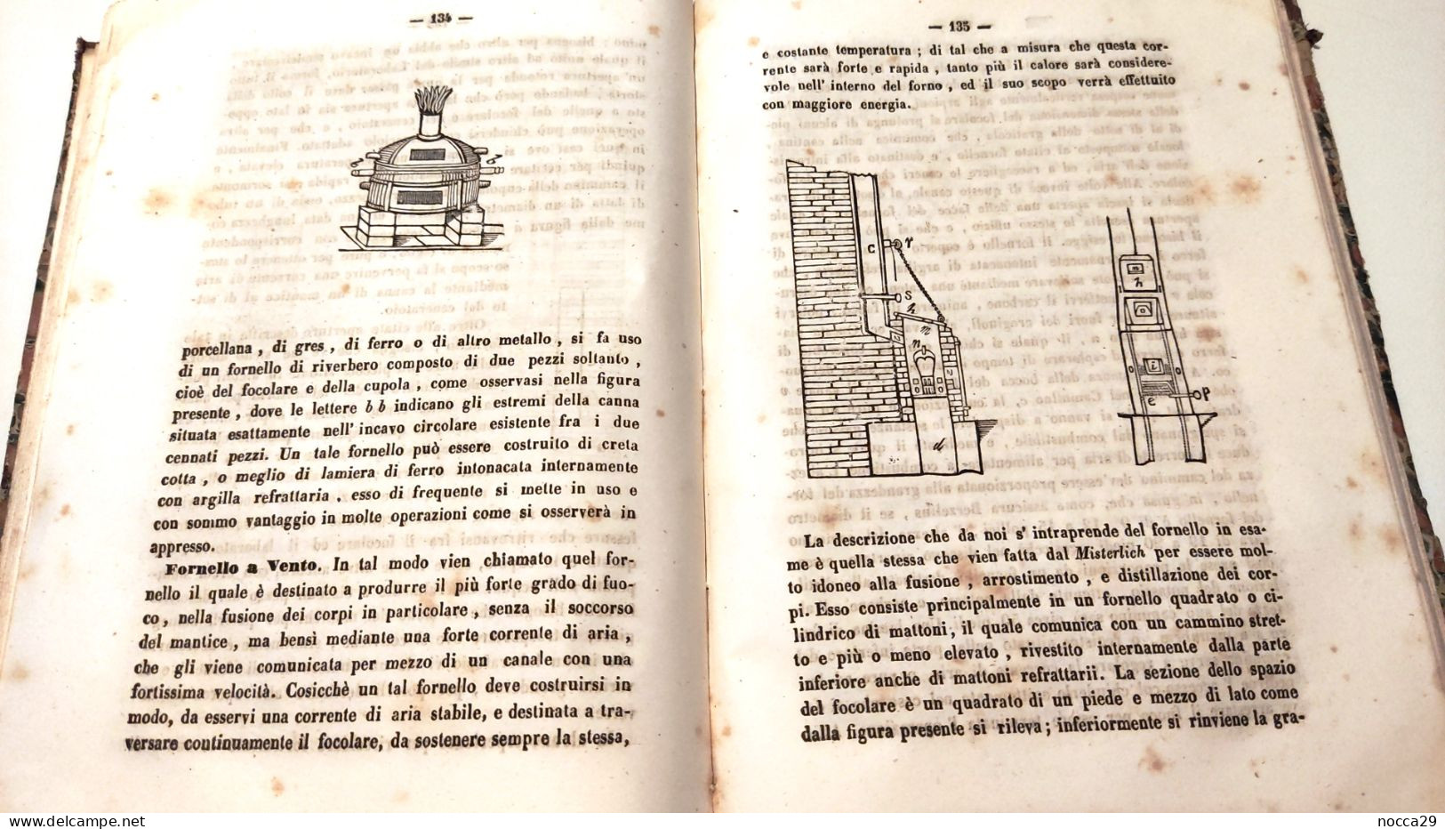 LIBRO - ELEMENTI DI FARMACIA CHIMICA E GALENICA - 1850 - TOMMASO PUNZO - EDITORE GIUSEPPE CARLUCCIO  NAPOLI (STAMP337)