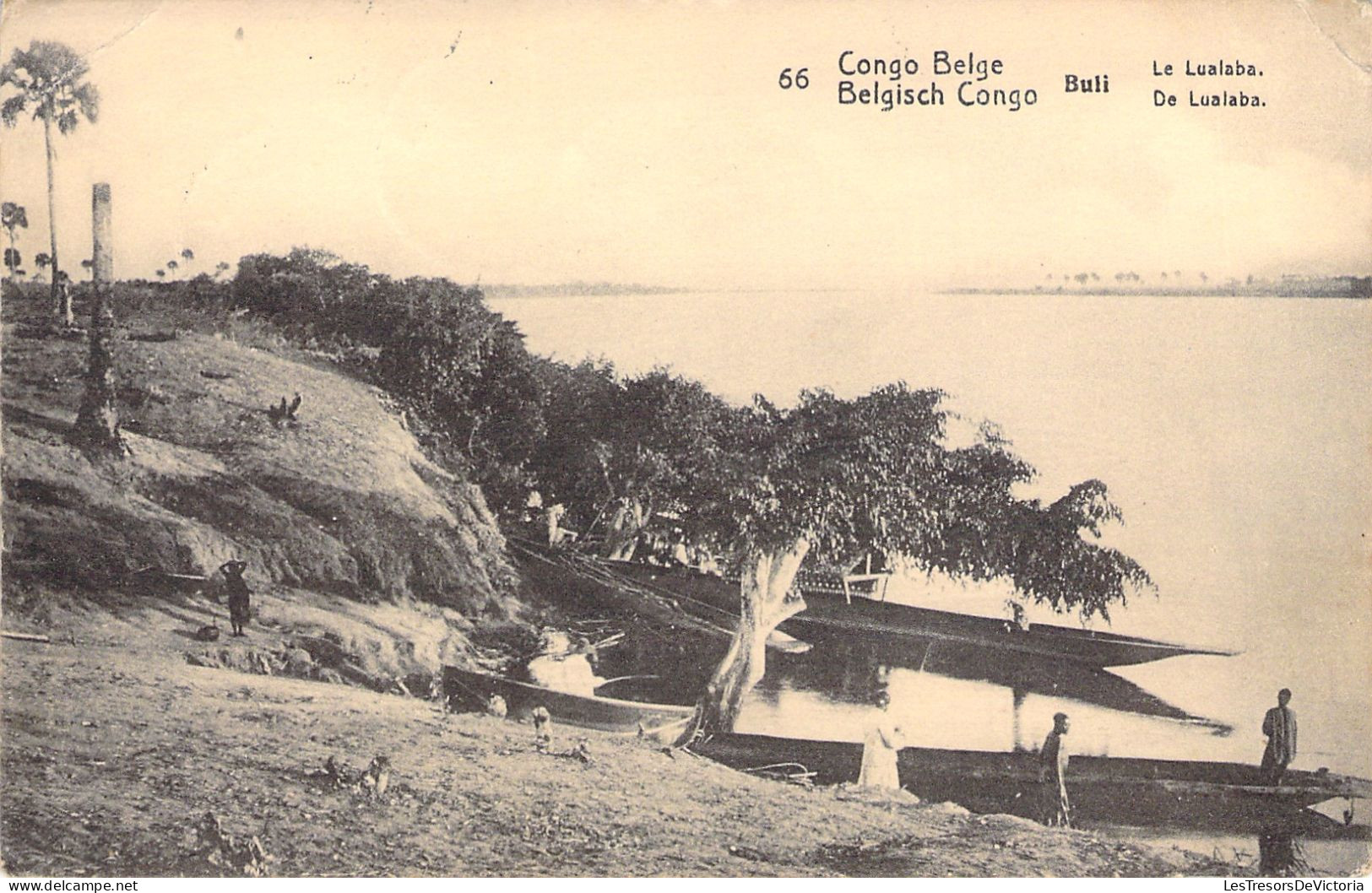 Congo Belge - Congo Belge - Buli - Le Lualaba -  Entier Postal 5c Vert + Affranchissement 5c - Carte Postale Ancienne - Congo Belga