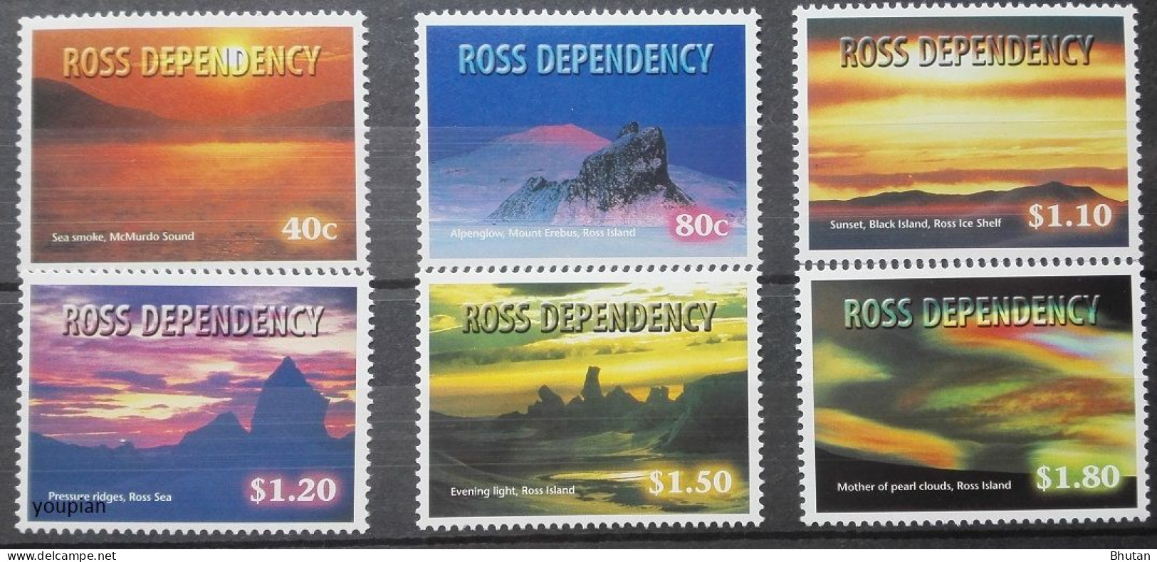 Ross Dependency 1999, Natural Phenomenon, MNH Stamps Set - Ungebraucht