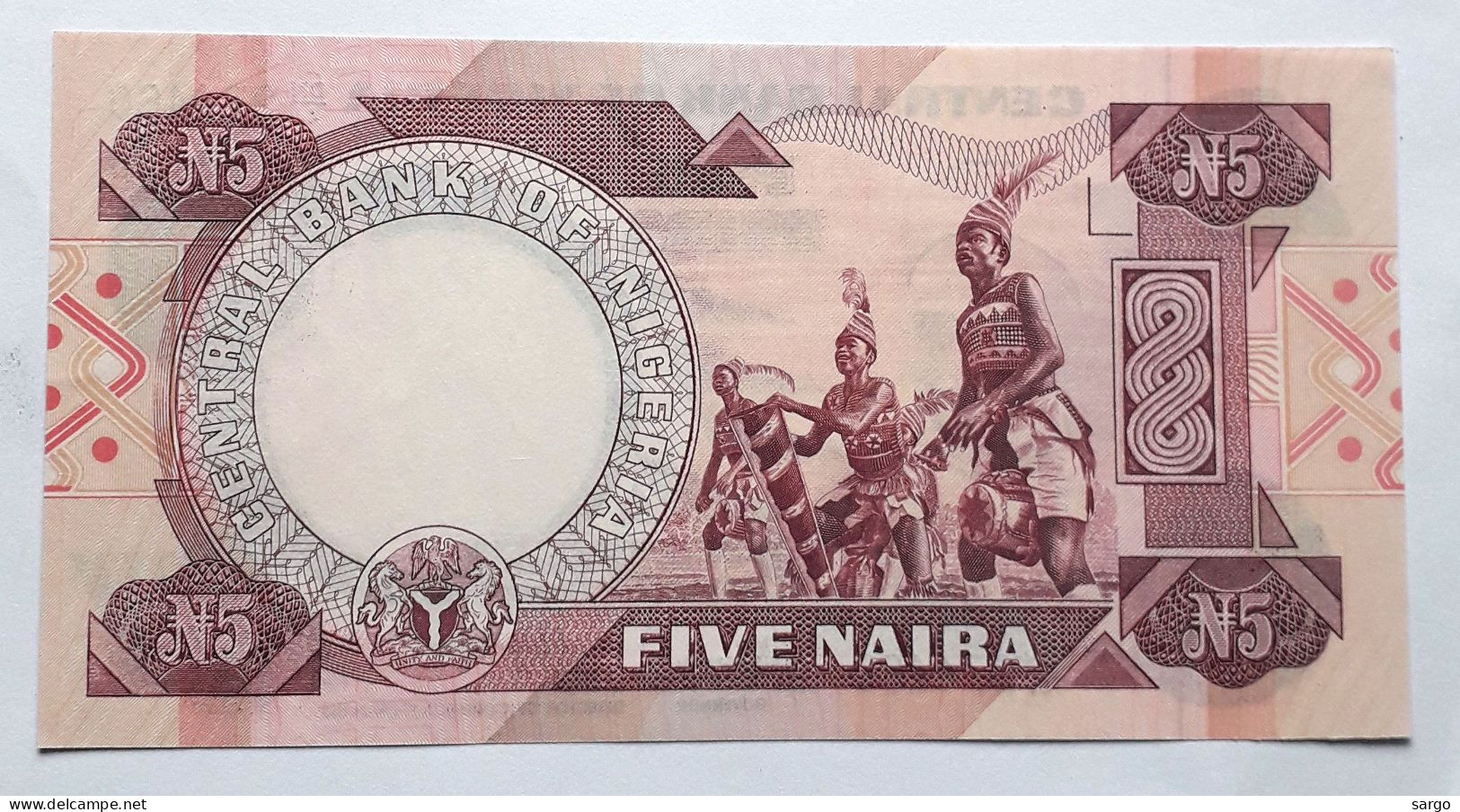 NIGERIA - 5 NAIRA - P 24 (1984-2005)  - UNC - BANKNOTES - PAPER MONEY - CARTAMONETA - - Nigeria