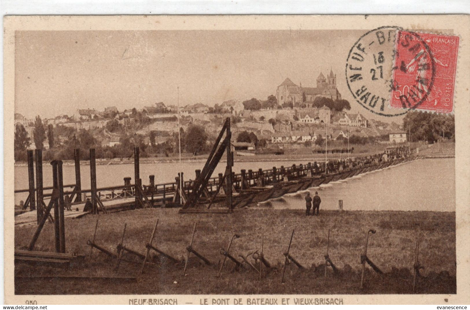 Neuf Brisach : Le Pont De Bateaux  (léger Pli Angle)    /// Fév. 24 // BO. 68 - Neuf Brisach