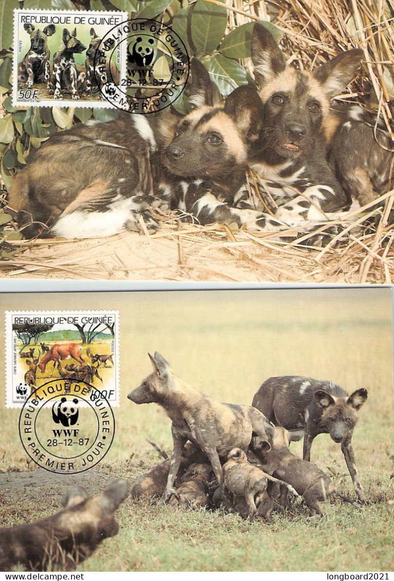 GUINEA - MC 1987 WWF AFRICAN WILD DOG  / 6035 - Guinee (1958-...)