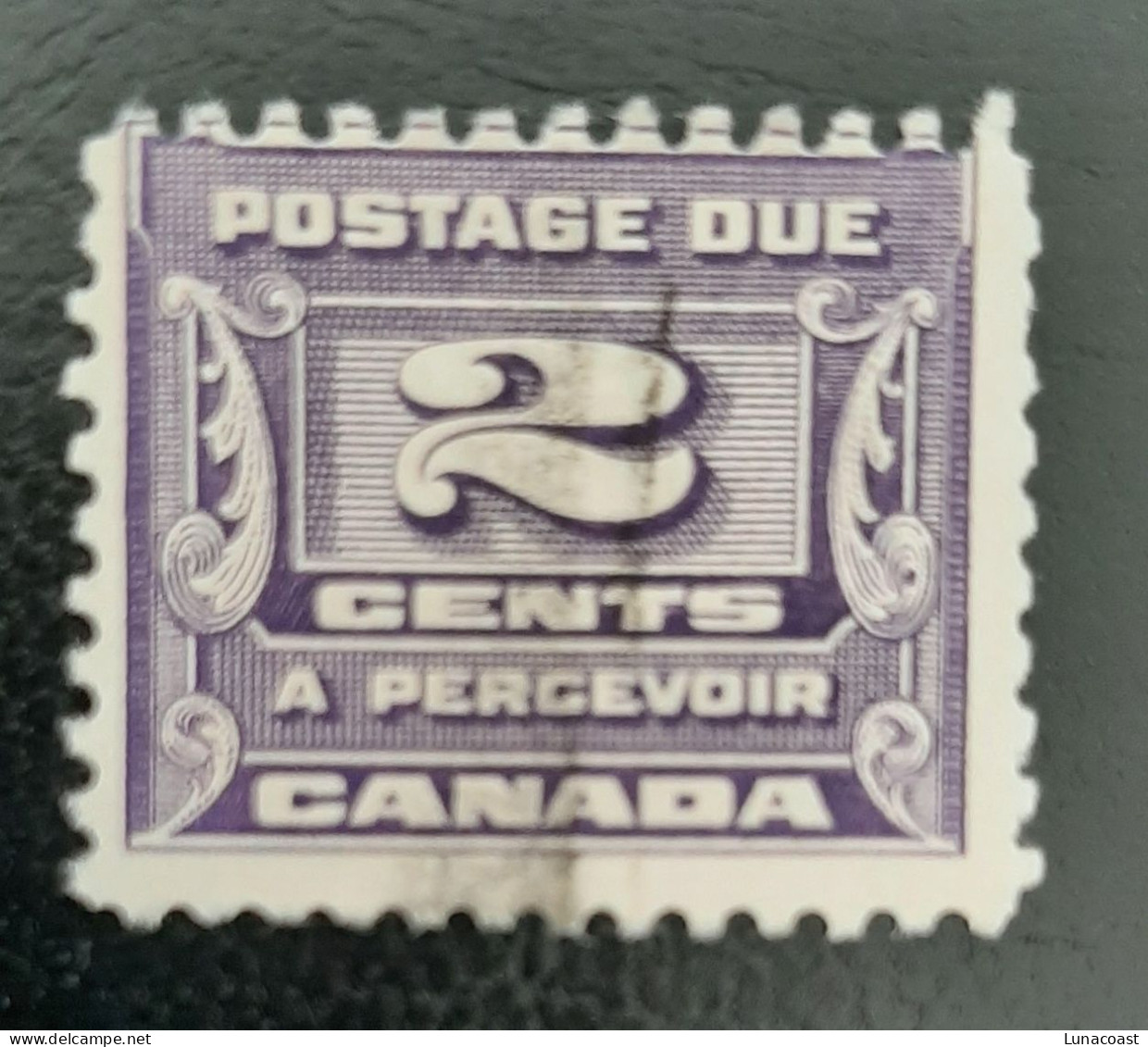 Canada 1933 USED  Sc J12,  Third Postage Due Issue - Oblitérés