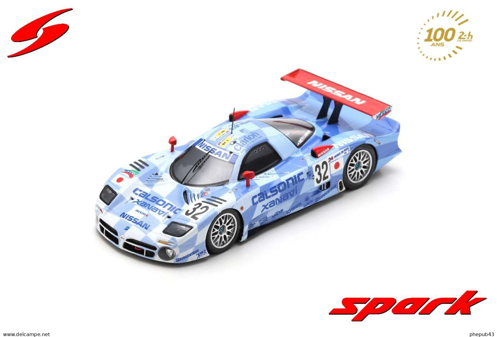 Nissan R390 GT1 - Nissan Motorsports - 3rd 24h Le Mans 1998 #32 - A. Suzuki/K. Hoshino/M. Kageyama - Spark - Spark