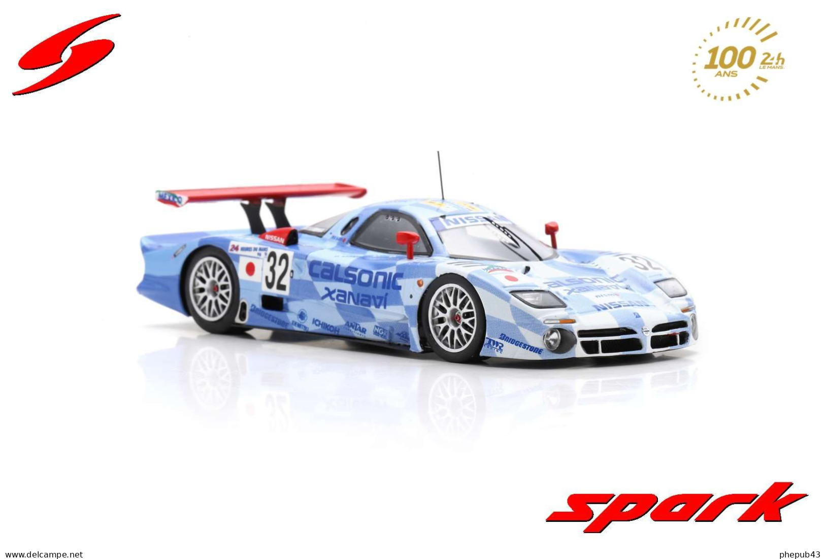 Nissan R390 GT1 - Nissan Motorsports - 3rd 24h Le Mans 1998 #32 - A. Suzuki/K. Hoshino/M. Kageyama - Spark - Spark