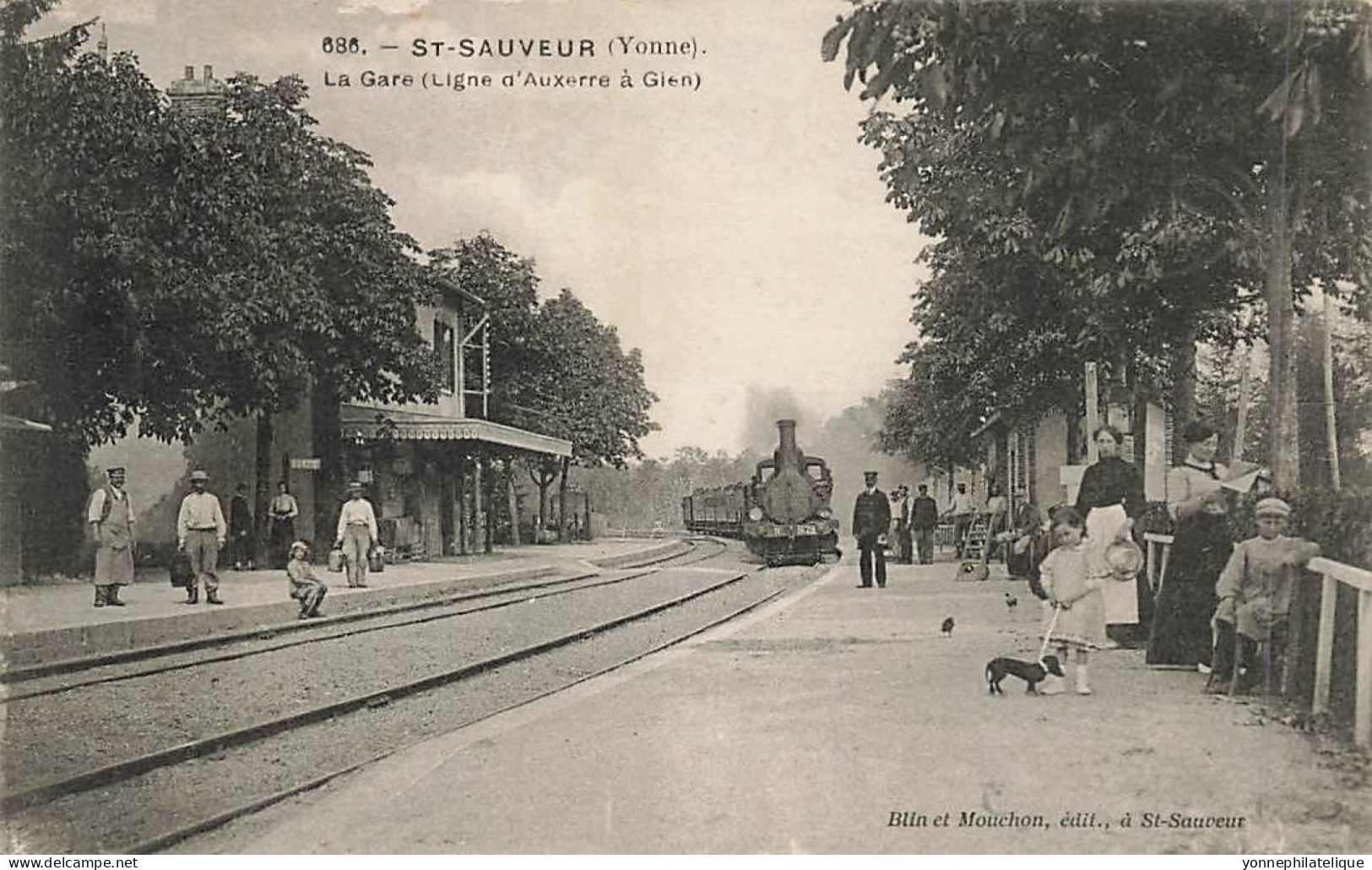 89 - YONNE - SAINT-SAUVEUR-EN-PUISAYE - La Gare - Ligne D'Auxerre à Gien - 11397 - Saint Sauveur En Puisaye