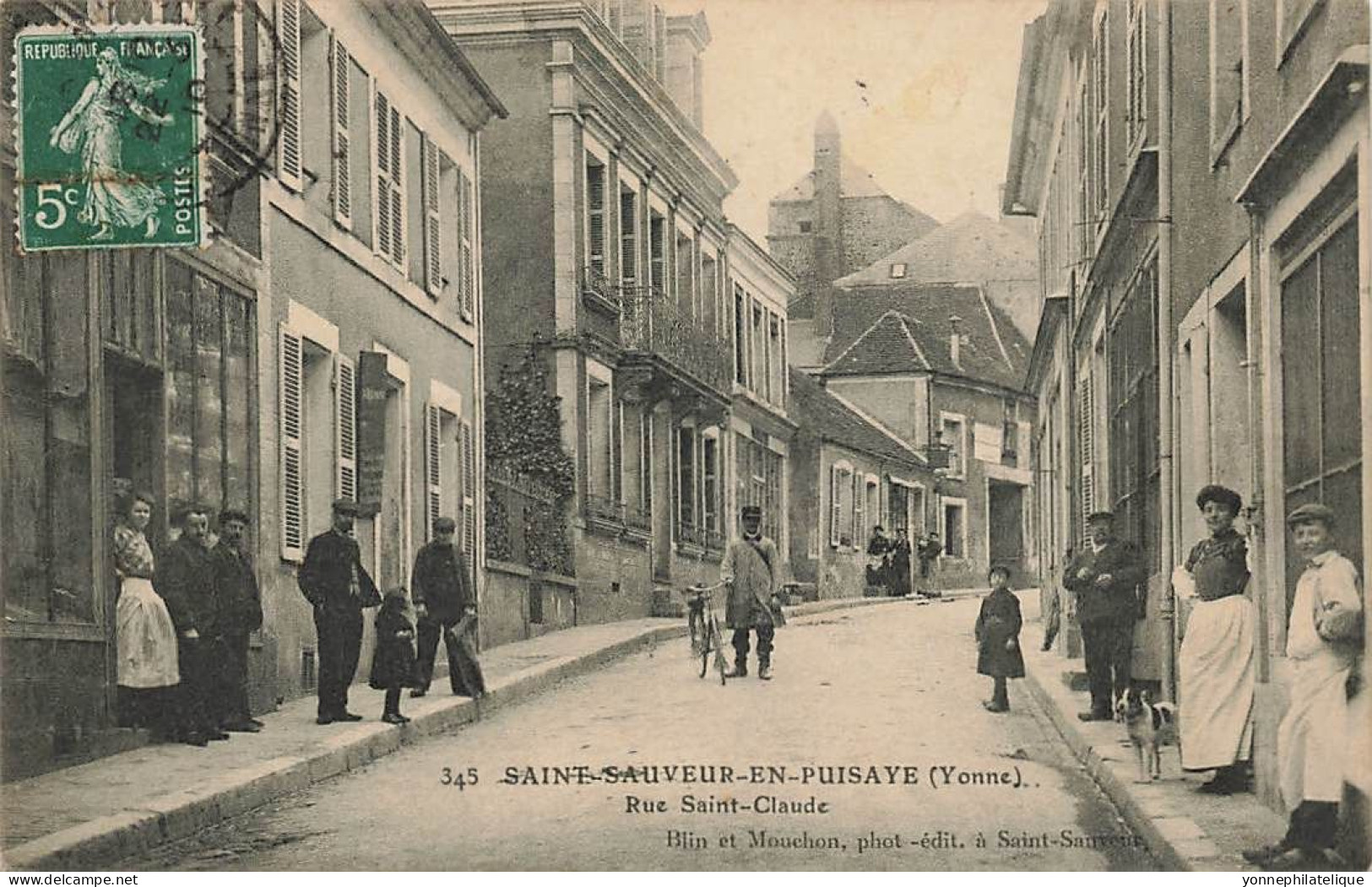 89 - YONNE - SAINT-SAUVEUR-EN-PUISAYE - Rue Saint-Claude - Animation - 11399 - Saint Sauveur En Puisaye