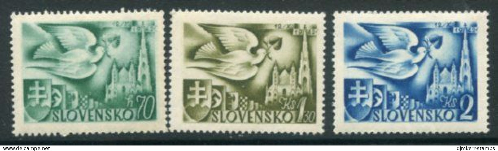 SLOVAKIA 1942 European Postal Congress MNH / **.  Michel 102-04 - Nuovi