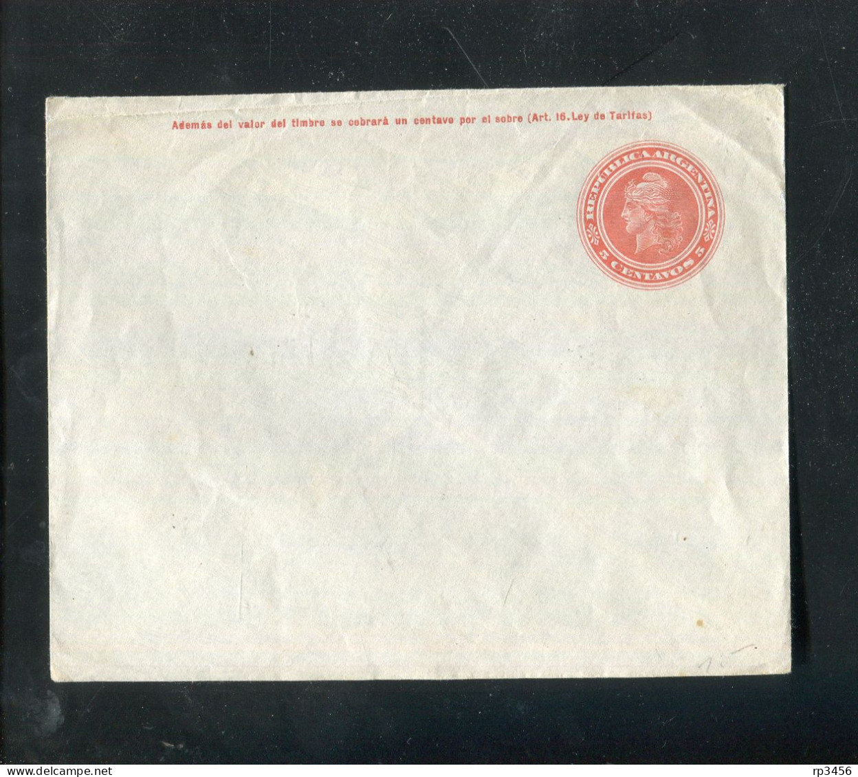 "ARGENTINIEN" 1906, Ganzsachenumschlag Ascher Nr. 2b ** (80098) - Postwaardestukken