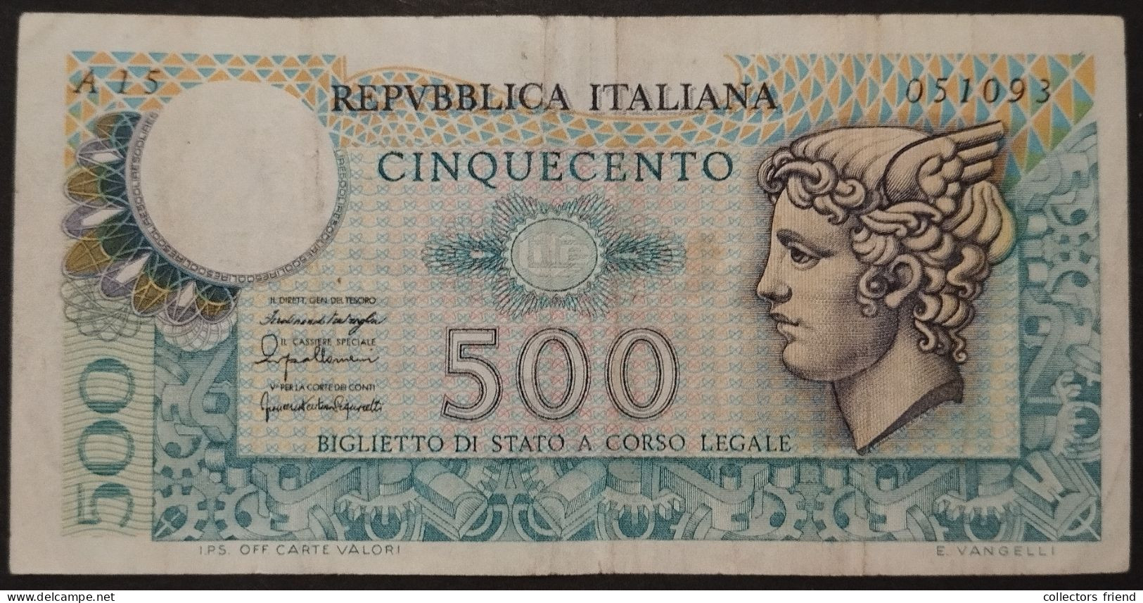 ITALY 500 LIRE Year 1976 - Andere & Zonder Classificatie