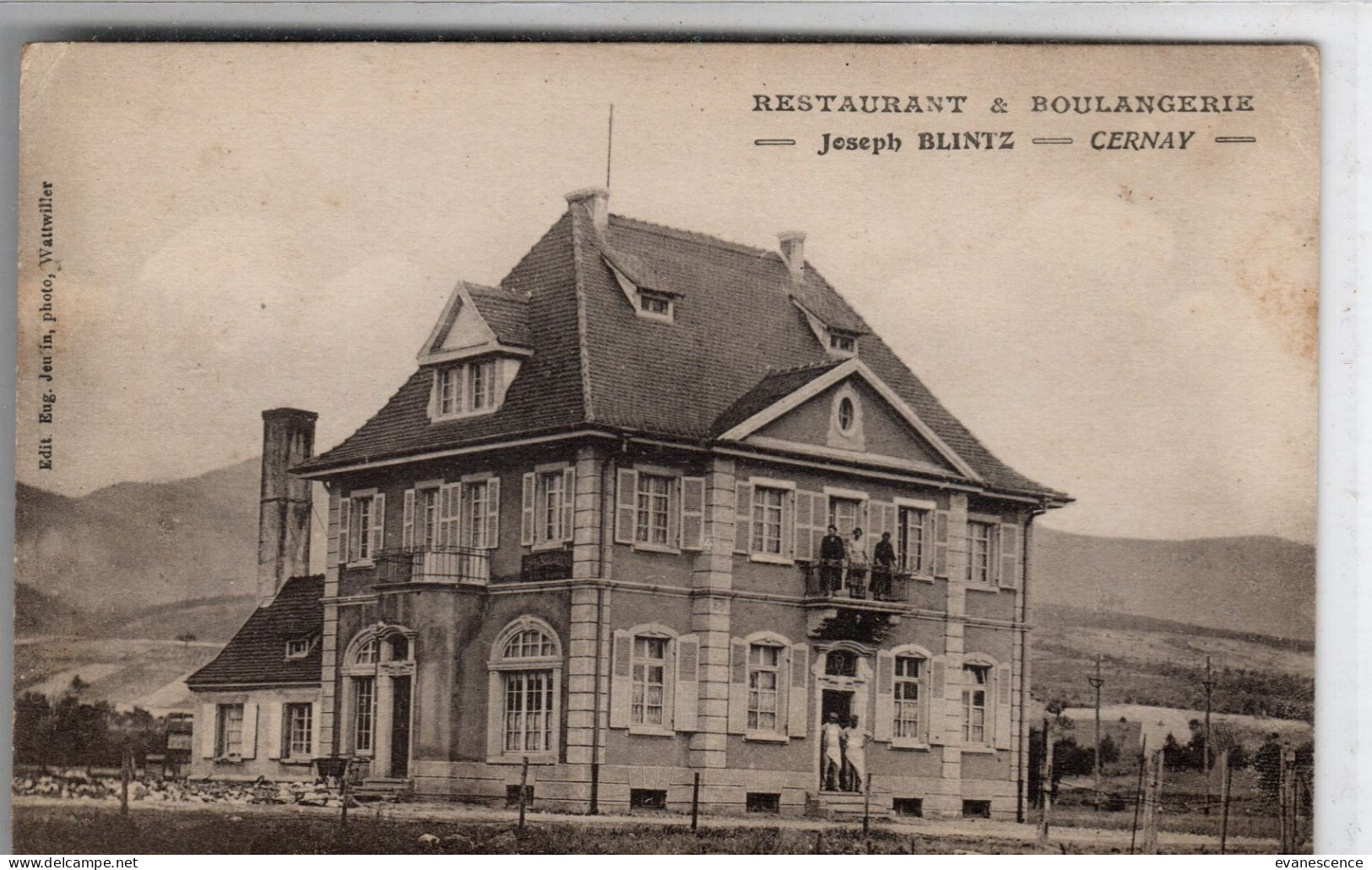 Cernay : Restaurant Boulangerie     /// Fév. 24 // BO. 68 - Cernay