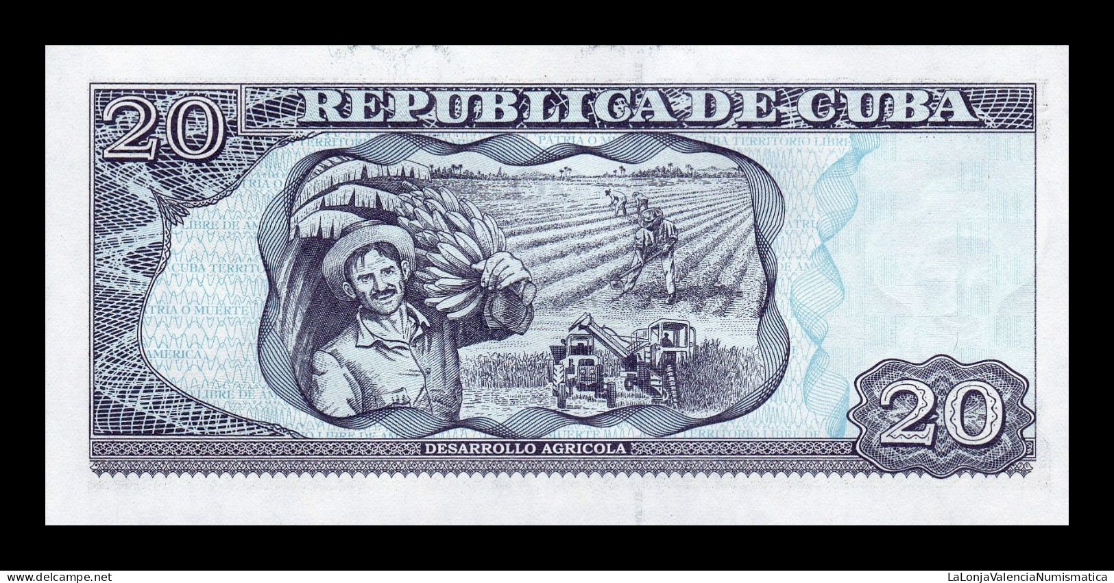 Cuba 20 Pesos Camilo Cienfuegos 2021 Pick 122o Nice Serial Sc Unc - Cuba