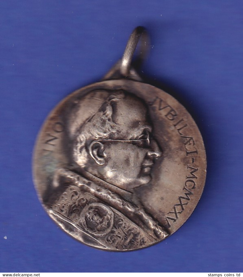 Gedenkmedaille Zum Jubeljahr 1925 Papst Pius XI. - Guter Hirte Mit Öse - Andere & Zonder Classificatie