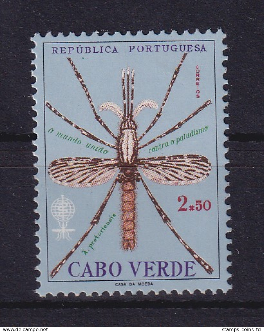 Kap Verde 1962 Kampf Gegen Die Malaria Mücke Mi.-Nr. 329 Postfrisch **  - Cape Verde