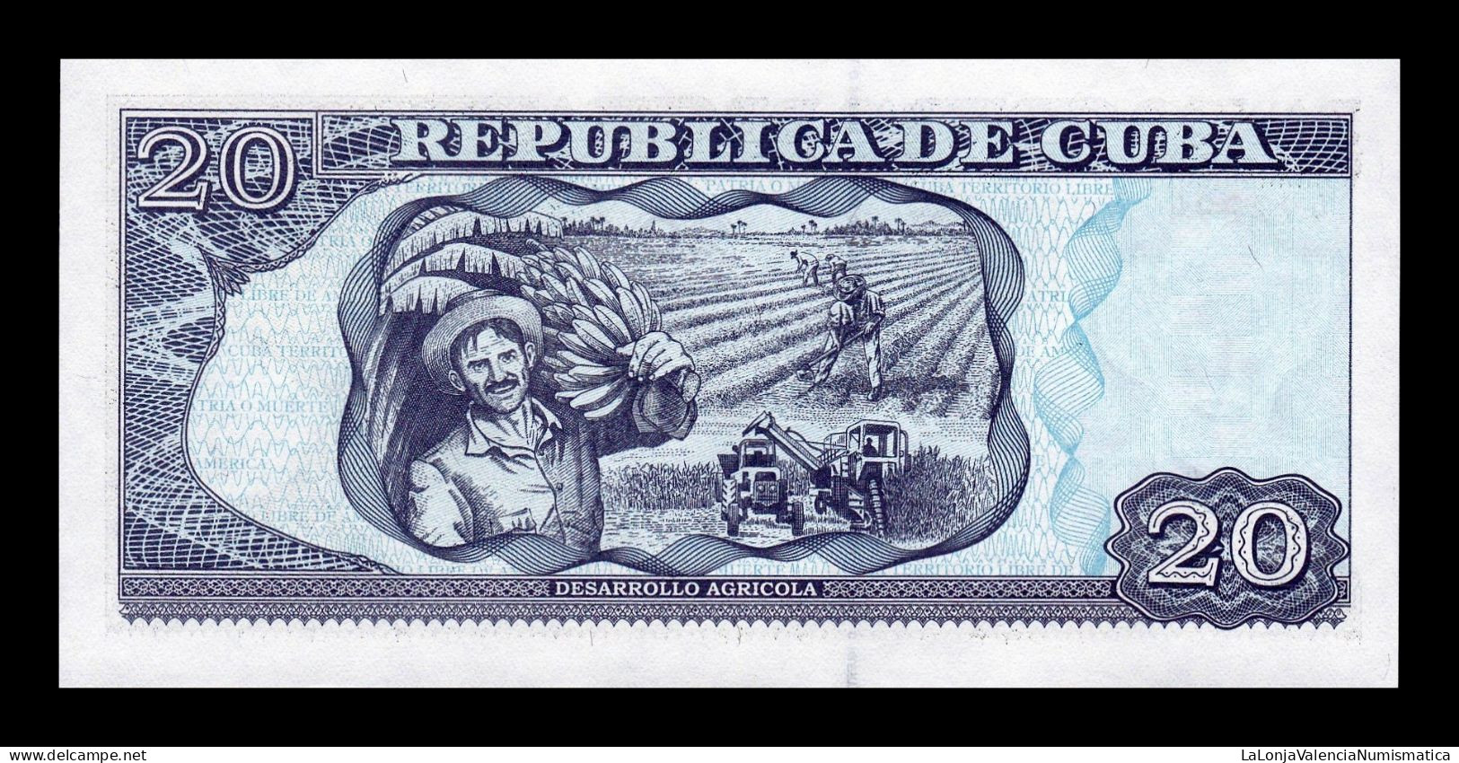 Cuba 20 Pesos Camilo Cienfuegos 2021 Pick 122o Sc Unc - Cuba