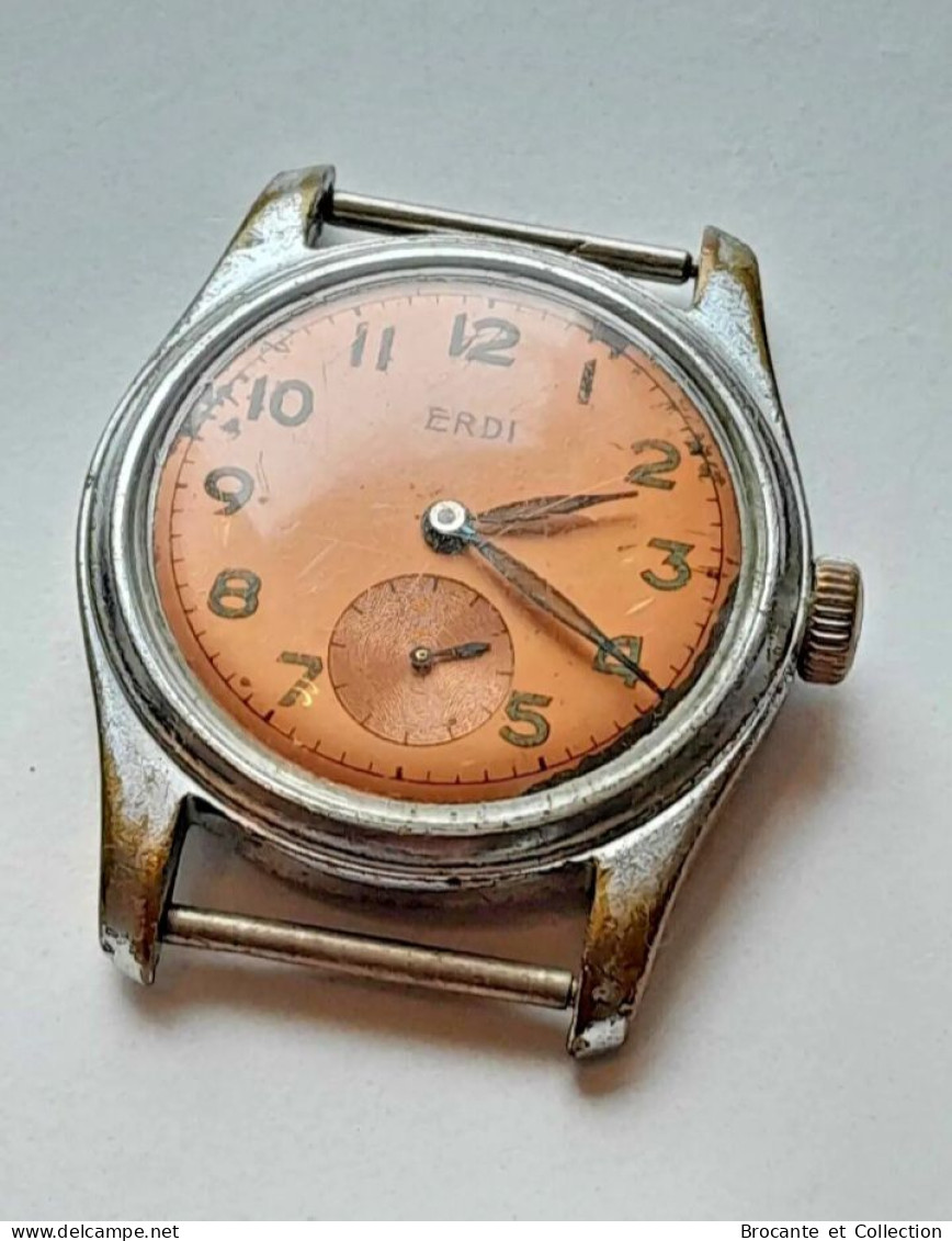 Montre Ancienne - Vintage - Erdi - Horloge: Antiek