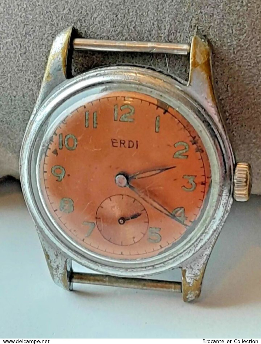 Montre Ancienne - Vintage - Erdi - Antike Uhren