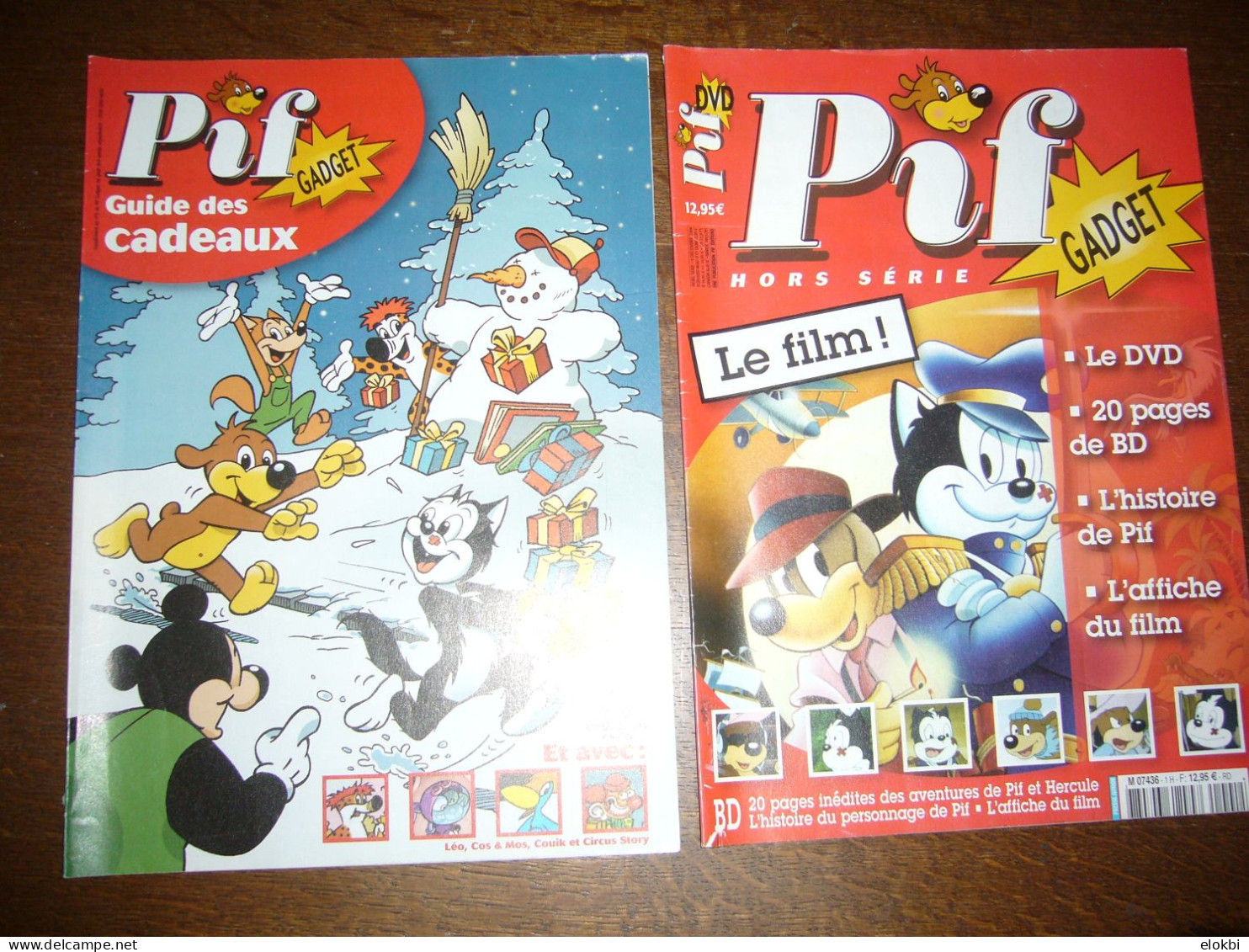 Lot Pif Gadget Nouvelle Série (2004 à 2009) - Numéros 1 à 53 + 2 Hors Série (Guide Cadeaux - DVD Le Film) - Pif Gadget