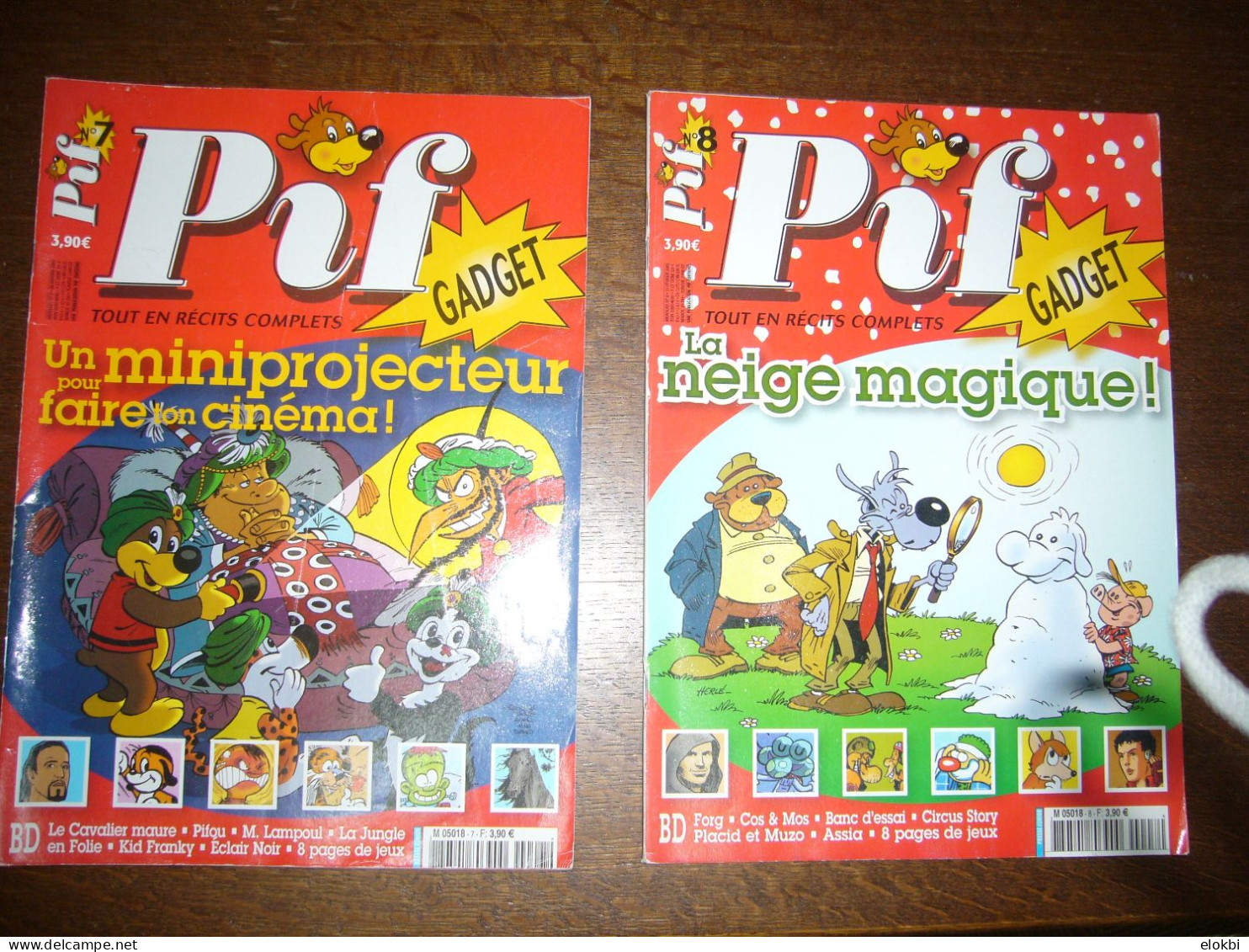 Lot Pif Gadget Nouvelle Série (2004 à 2009) - Numéros 1 à 53 + 2 hors série (Guide cadeaux - DVD Le film)