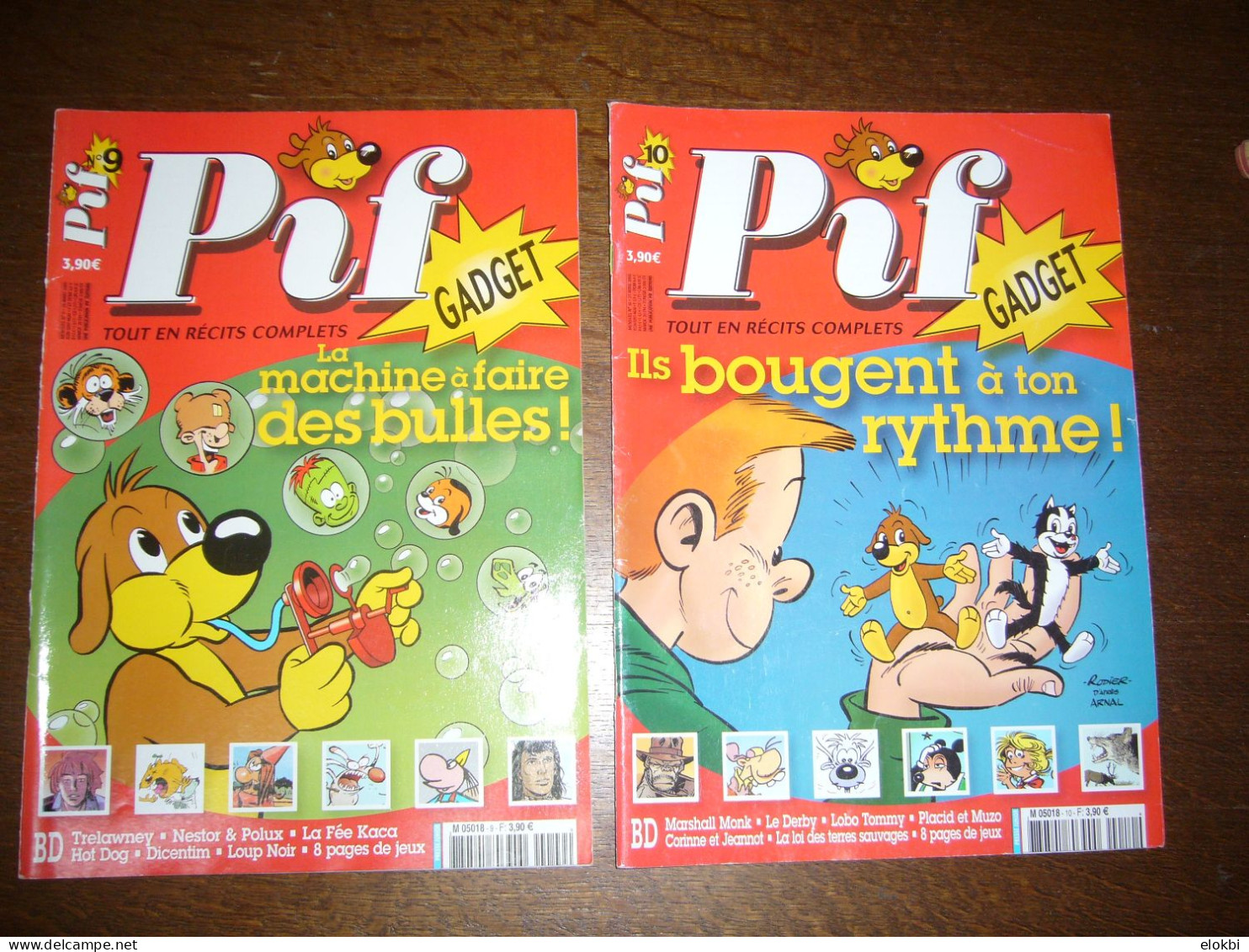 Lot Pif Gadget Nouvelle Série (2004 à 2009) - Numéros 1 à 53 + 2 hors série (Guide cadeaux - DVD Le film)