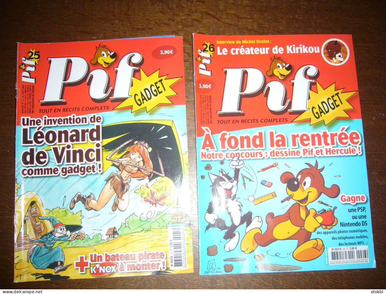 Lot Pif Gadget Nouvelle Série (2004 à 2009) - Numéros 1 à 53 + 2 hors série (Guide cadeaux - DVD Le film)