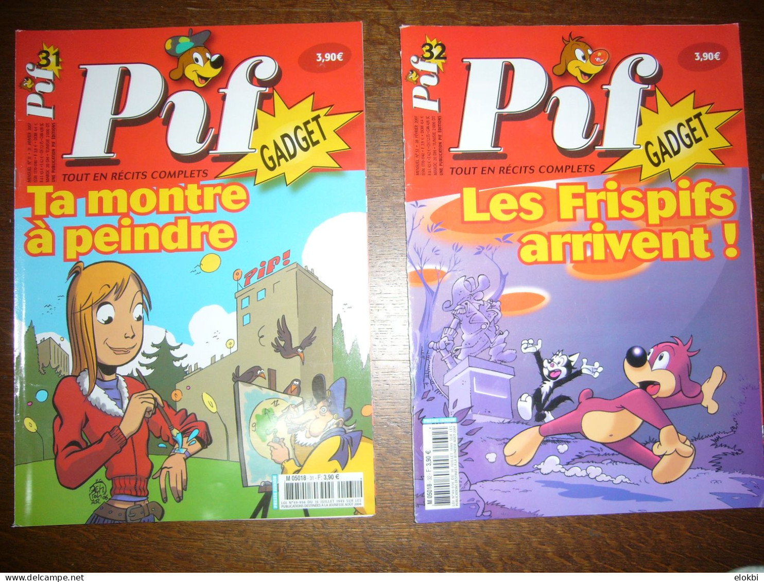 Lot Pif Gadget Nouvelle Série (2004 à 2009) - Numéros 1 à 53 + 2 hors série (Guide cadeaux - DVD Le film)