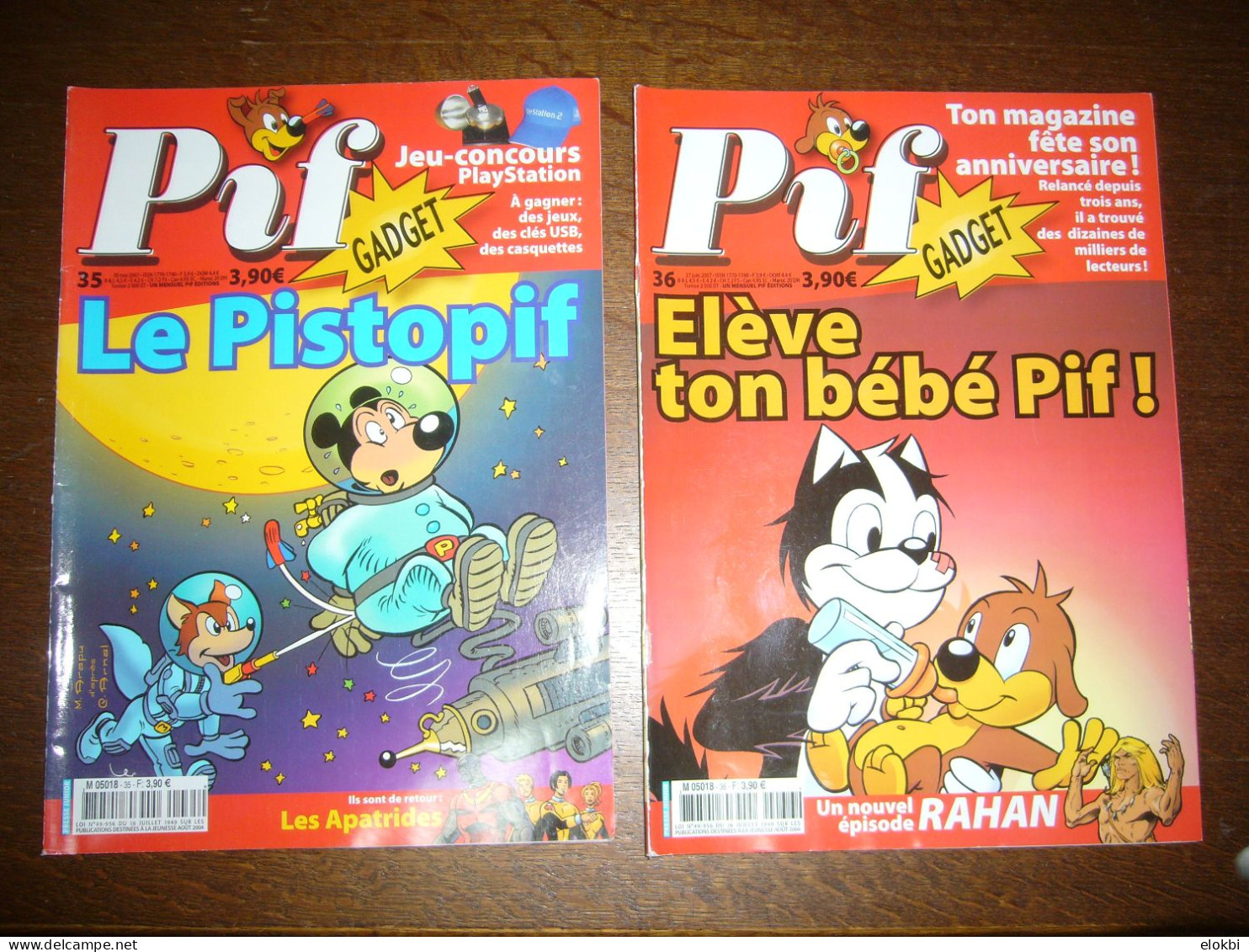 Lot Pif Gadget Nouvelle Série (2004 à 2009) - Numéros 1 à 53 + 2 hors série (Guide cadeaux - DVD Le film)