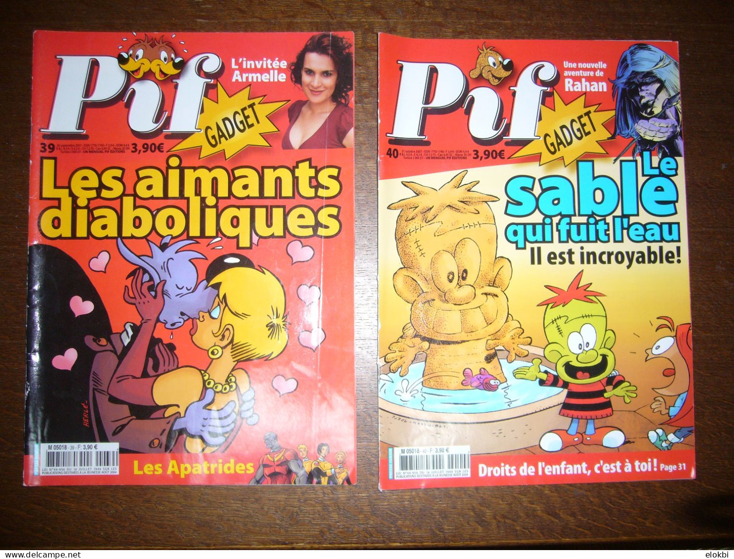 Lot Pif Gadget Nouvelle Série (2004 à 2009) - Numéros 1 à 53 + 2 hors série (Guide cadeaux - DVD Le film)