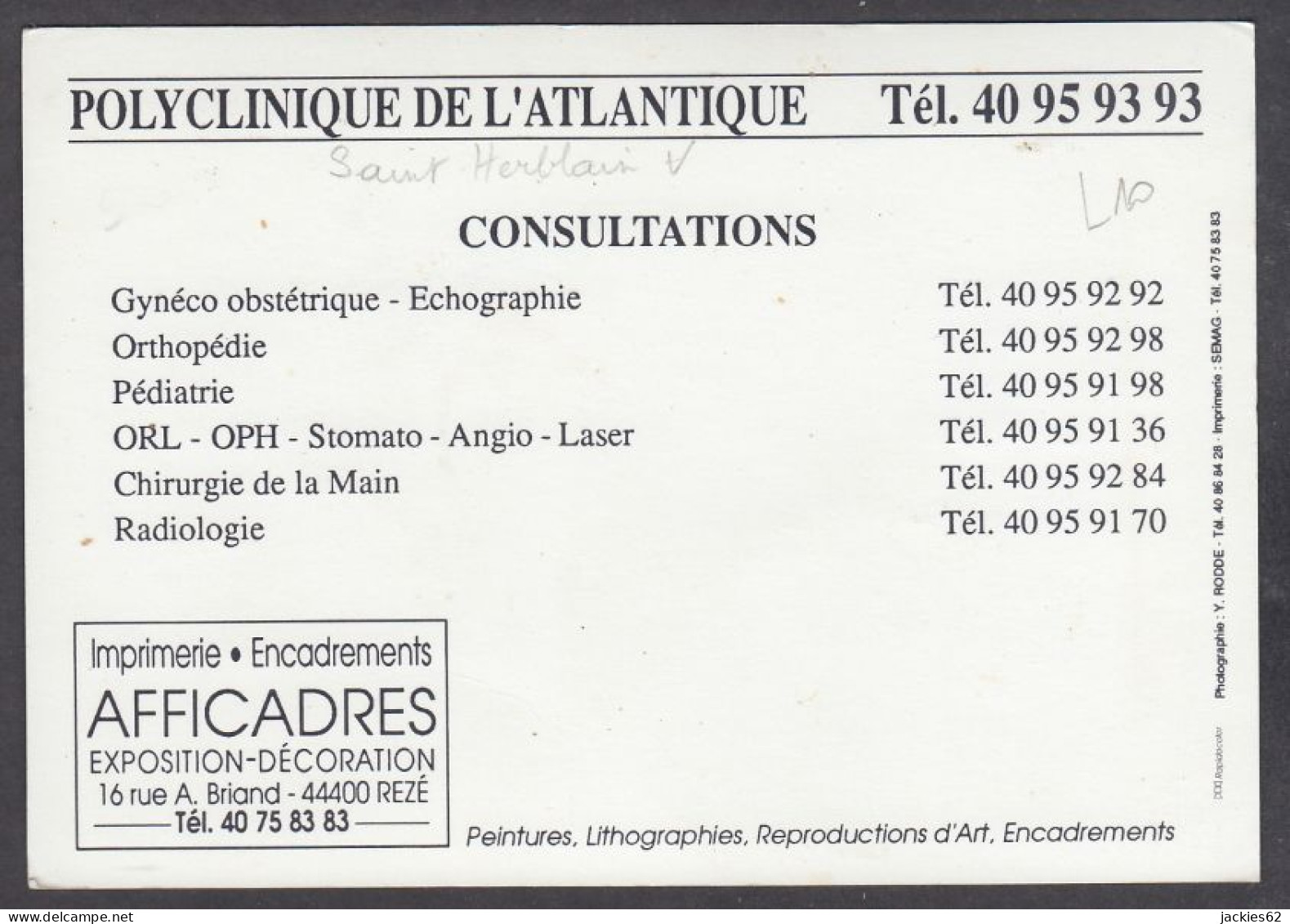 124437/ SAINT-HERBLAIN, Polyclinique De L'Atlantique - Saint Herblain