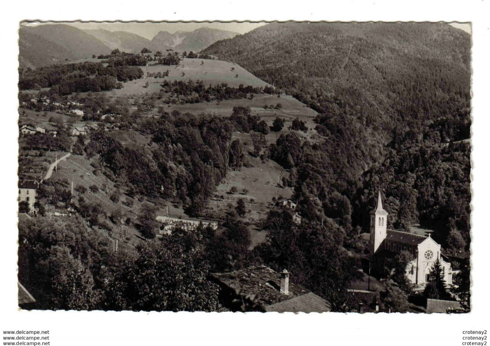 73 ARVILLARD ( écrit Arviliard Sur La Carte ) Vers La Rochette Montmélian Un Coin De Savoie Vallée Verdoyante En 1956 - Montmelian