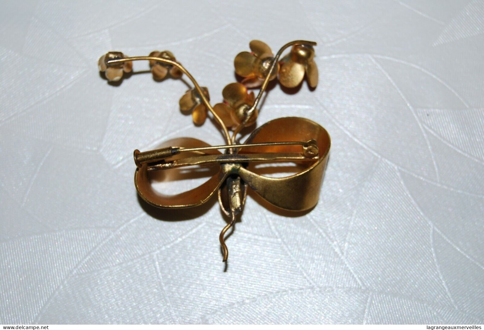 C55 Bijou Fantaisie - Broche Avec Fleurs - Broschen