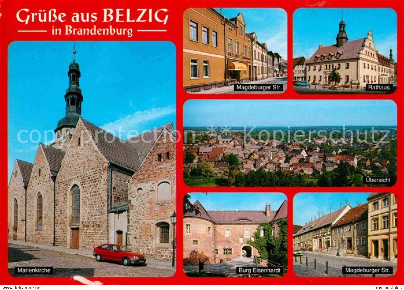 72719127 Belzig Bad Marienkirche Magdeburger Strasse Rathaus Burg-Eisenhardt  Be - Belzig