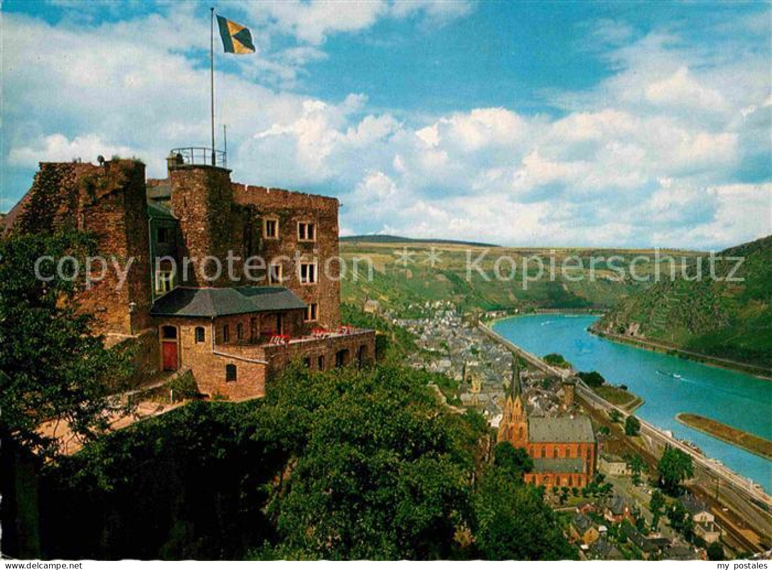 72719041 Oberwesel Rhein Blick Von Der Schoenburg Oberwesel Am Rhein - Oberwesel