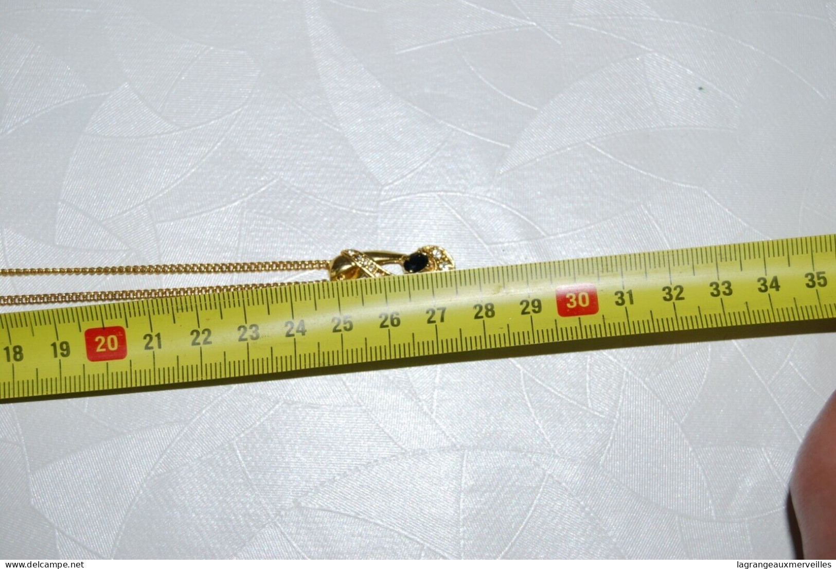 C55 Bijou Fantaisie - Chaine Collier Avec Pendentif Brillant - Kettingen