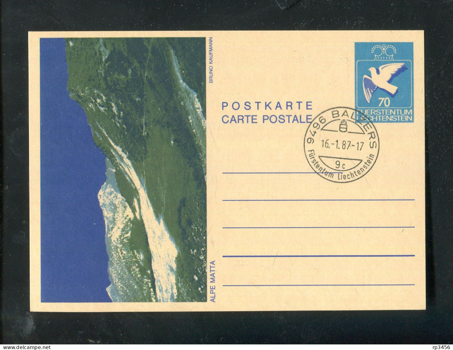 "LIECHTENSTEIN" 1984, Bildpostkarten Mi. P 82-P 84 Gestempelt (80120) - Stamped Stationery