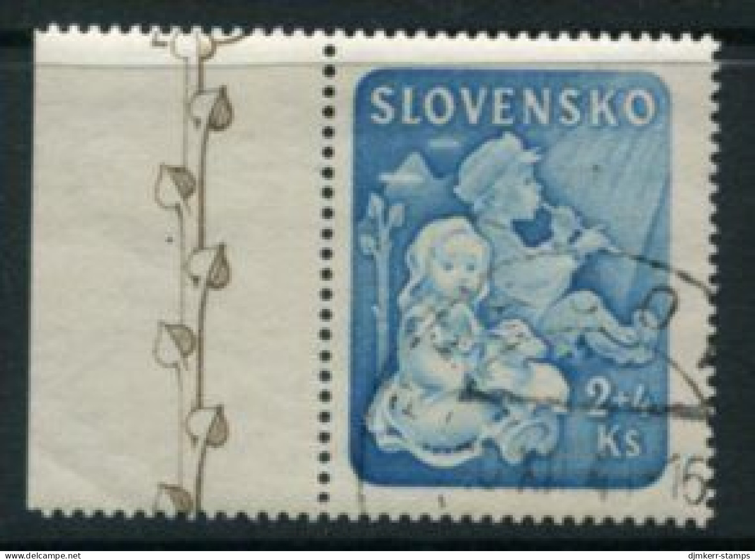 SLOVAKIA 1944 Child Welfare Fund Used.  Michel 155 - Oblitérés