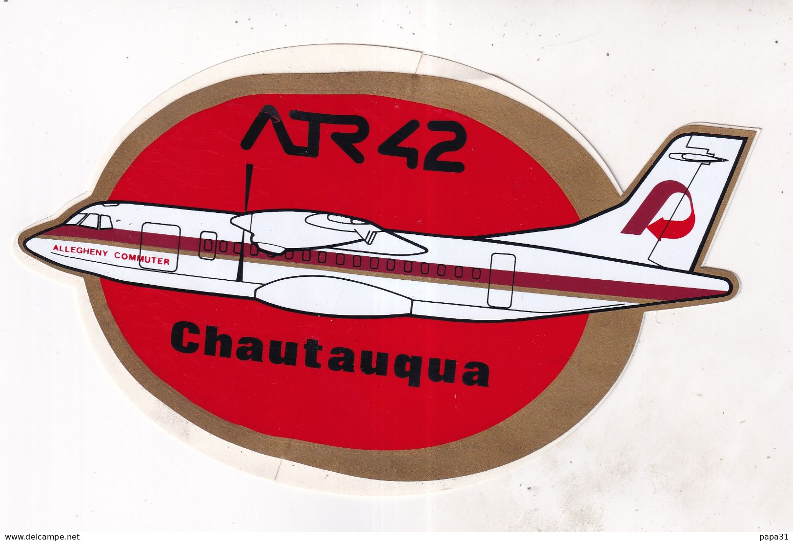 Autocollant Avion -  ATR 42 Chautauqua - Stickers