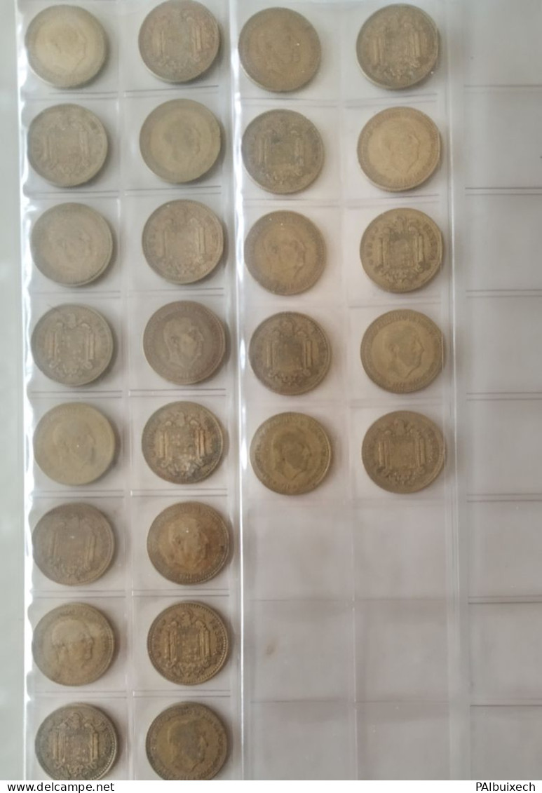 Lote De 26 Monedas De 1 Peseta 1966 *68 - 1 Peseta