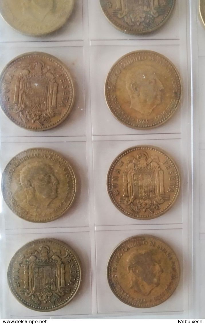 Lote De 26 Monedas De 1 Peseta 1966 *68 - 1 Peseta