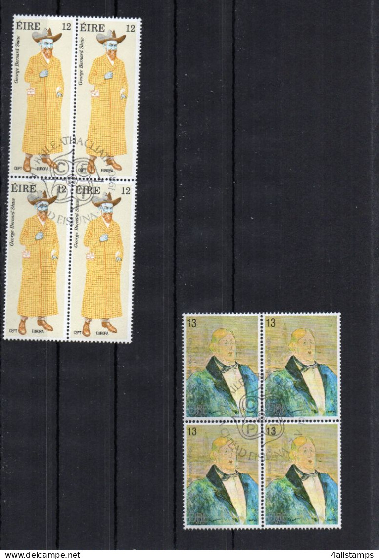 1980 Ierland Mi N° 417/418 (blok4) Gebruikt  - Oblitéré - Mit Poststempel Entwertet - Used - 1980