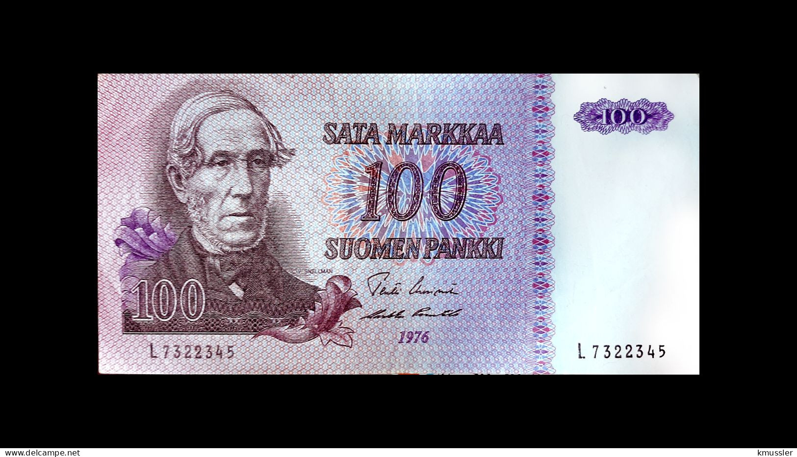 # # # Banknote Finnland (Finland) 100 Markkaa 1976 # # # - Finnland