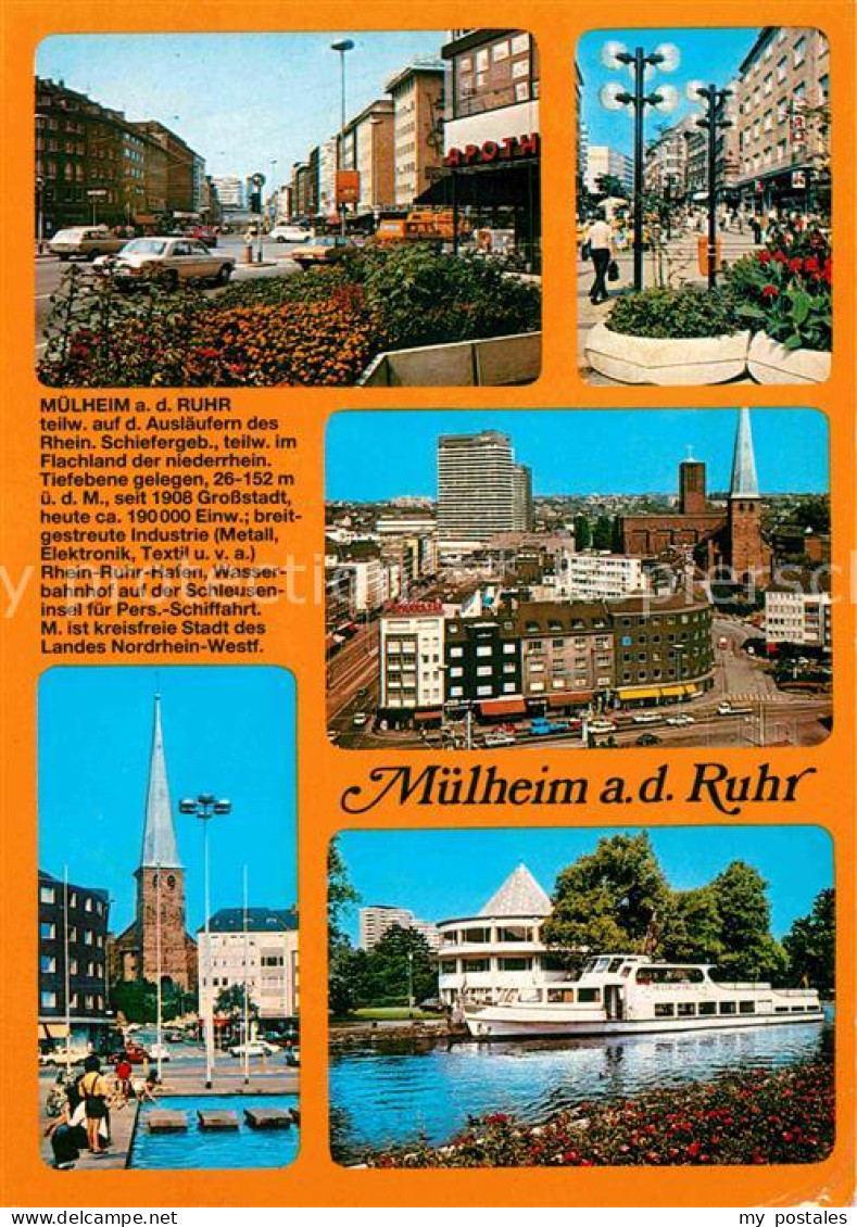 72715469 Muelheim Ruhr Ortspartien Muelheim An Der Ruhr - Muelheim A. D. Ruhr