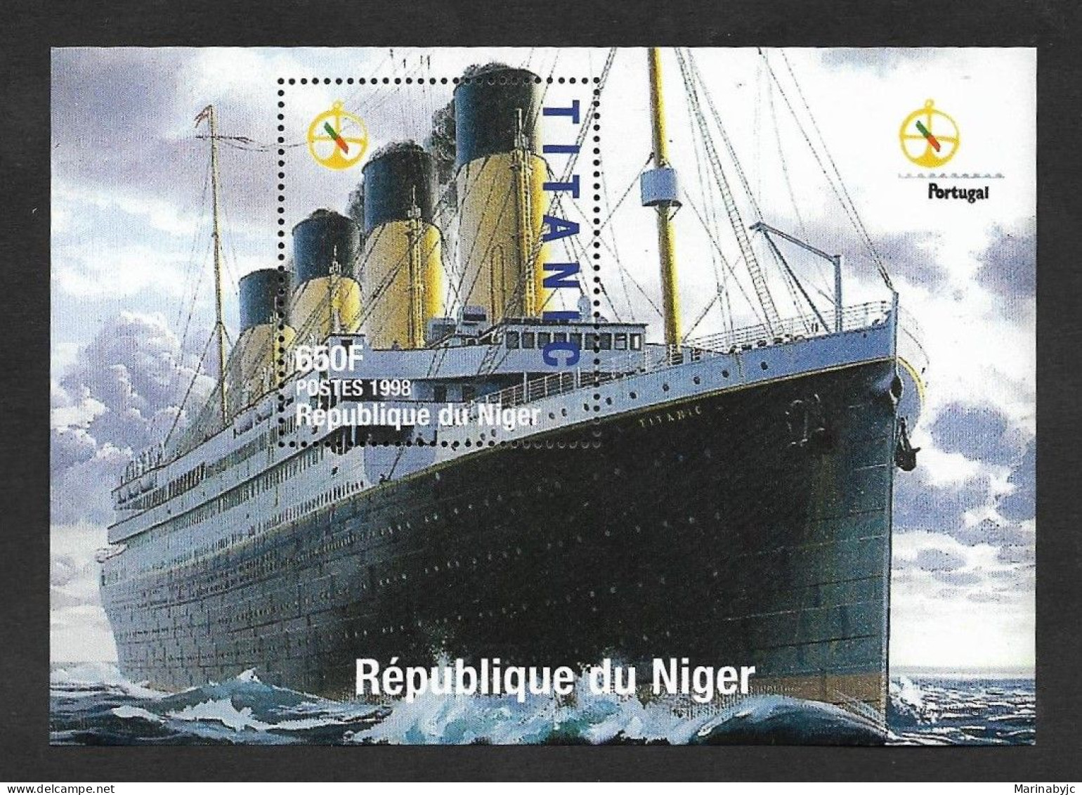 SE)1998 NIGERIA, SHIPS, THE TITANIC, SS, MNH - Nigeria (1961-...)