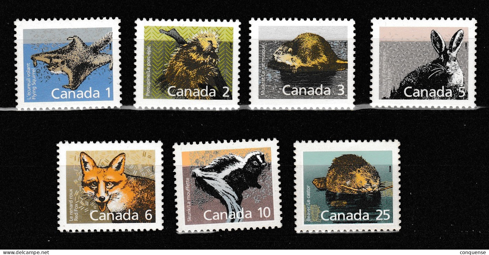 CANADA  1988  **  MNH  YVERT  1064\70  BUENOS - Unused Stamps