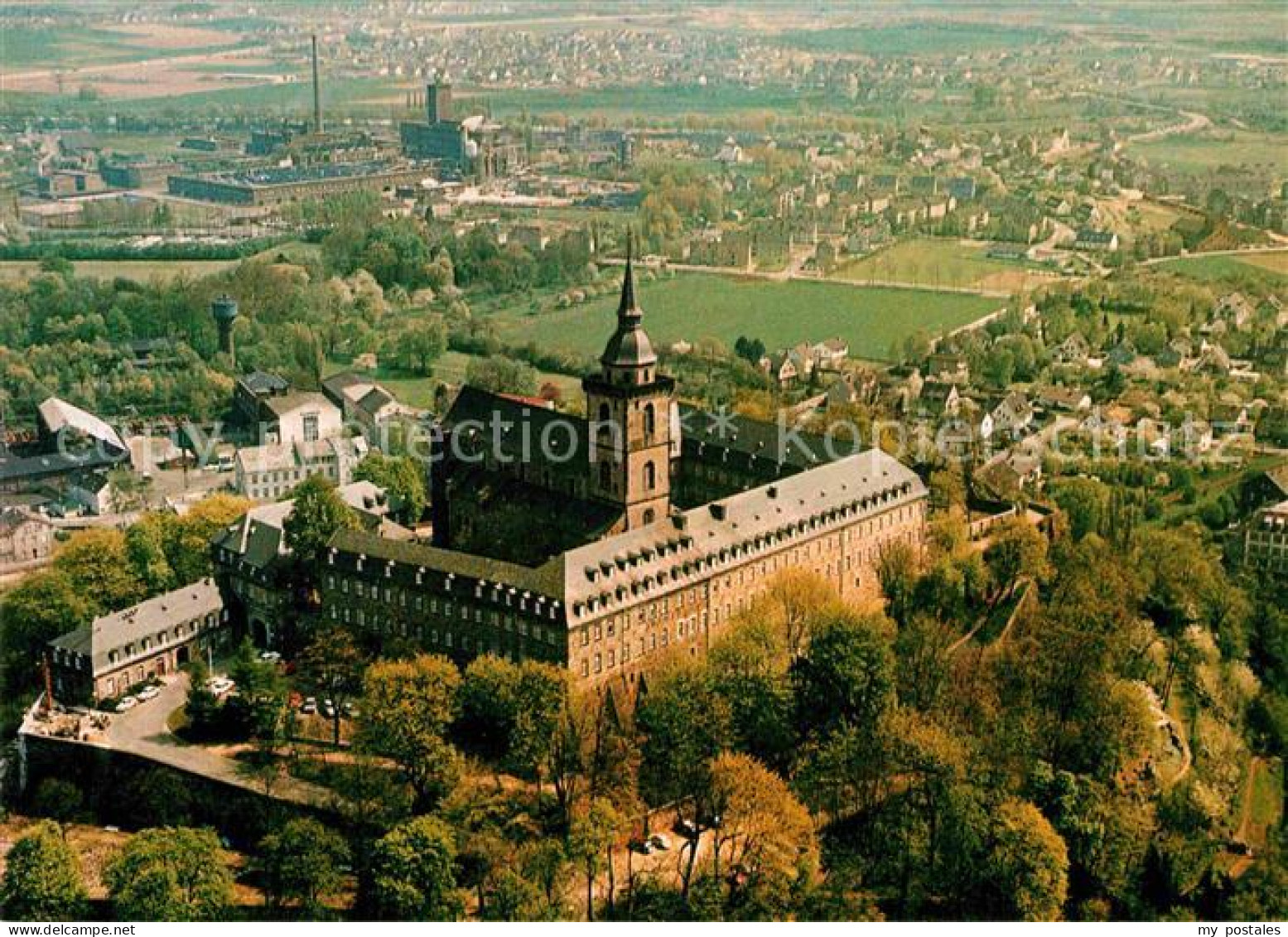 72714677 Siegburg Fliegeraufnahme Benediktinerabtei St Michael Siegburg - Siegburg