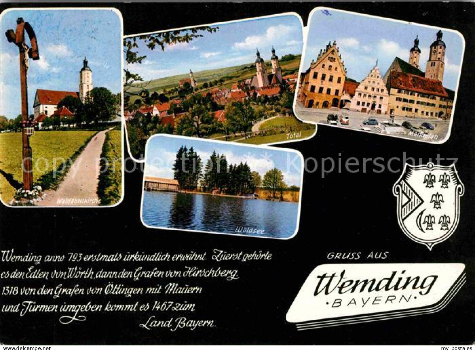 72714483 Wemding Waldsee Wallfahrtskirche Total Marktplatz Wemding - Wemding