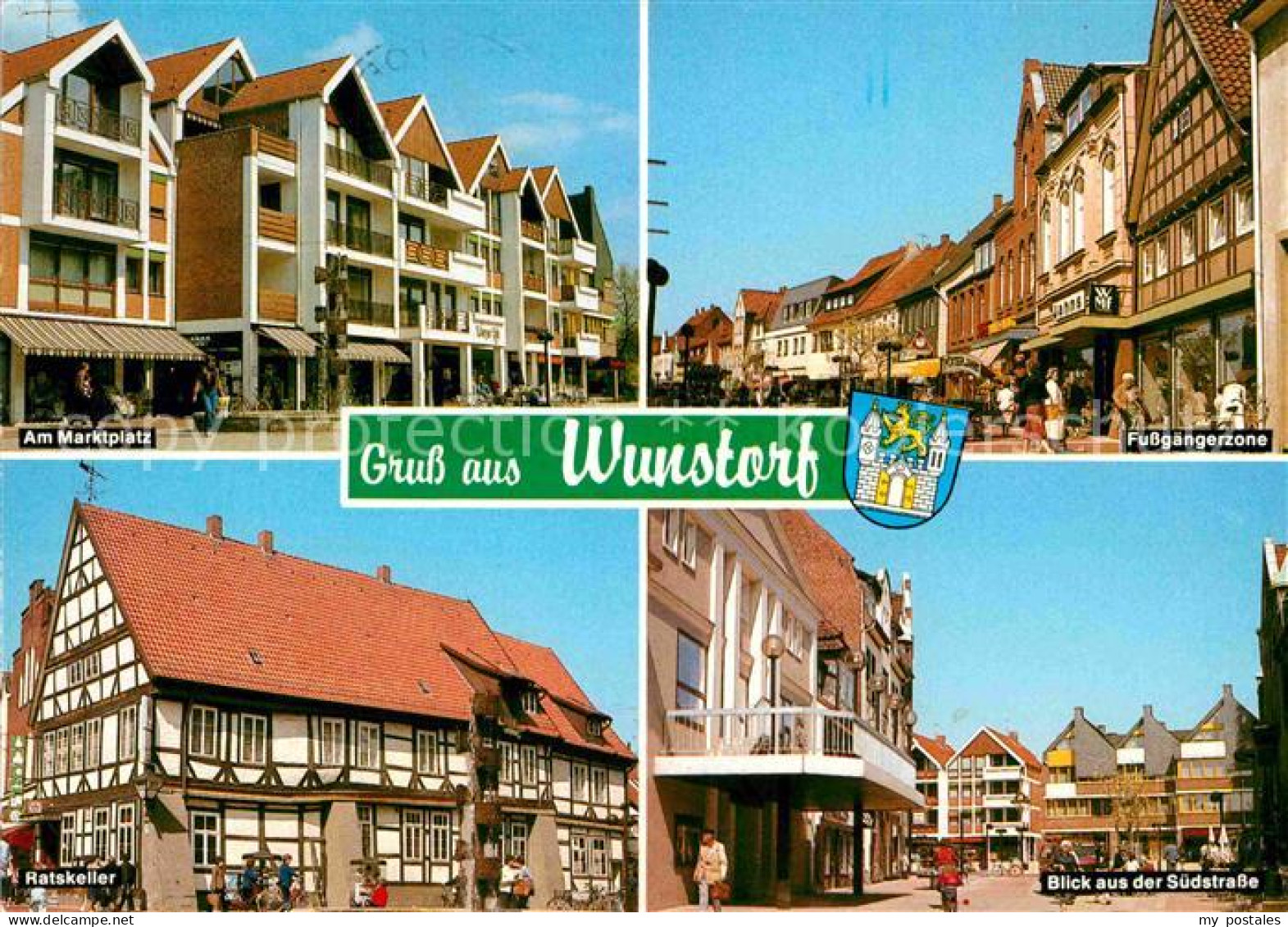 72714383 Wunstorf Marktplatz S?dstrasse Ratskeller Fu?g?ngerzone Wunstorf - Steinhude