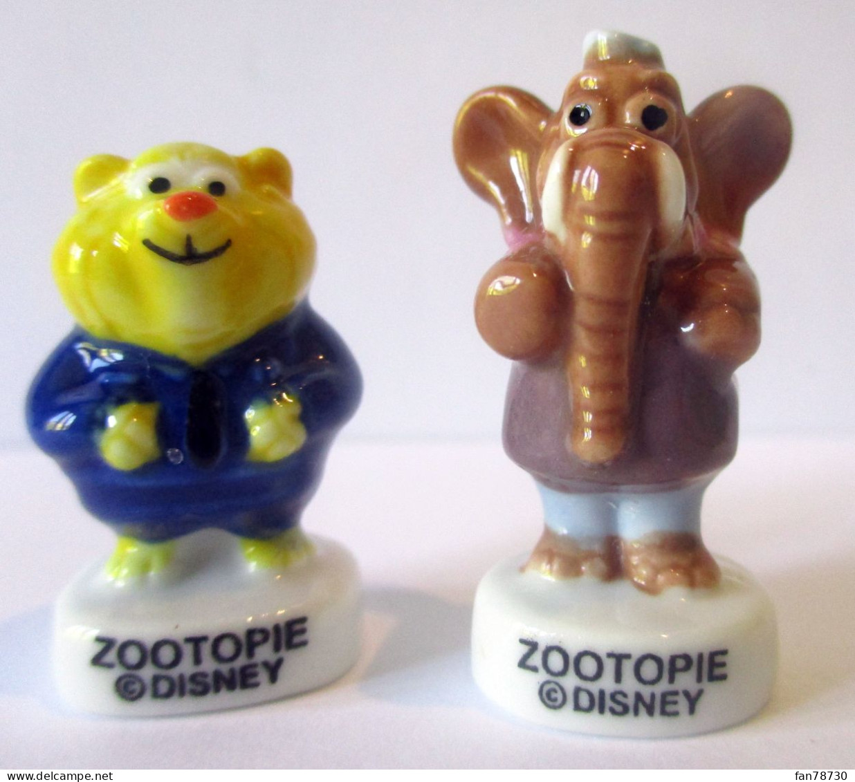 Fèves Brillantes - Zootopie X 2 - Disney - Frais Du Site Déduits - Disney